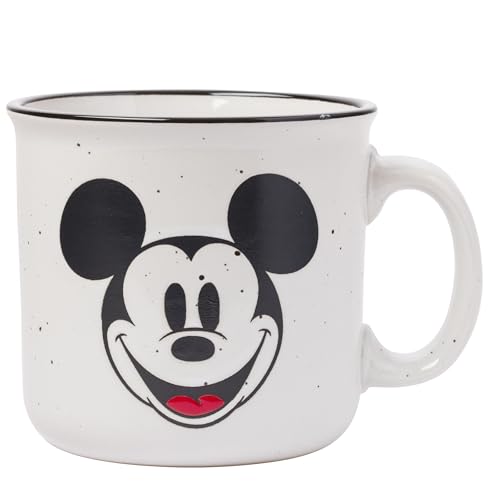 Silver Buffalo Disney Mickey Mouse Ceramic Camper Mug 20oz