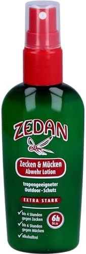 ZEDAN outdoor Bio ZEDAN outdoor Zecken & Mücken Abwehrlotion-Spray 100ml (1 x 100 ml)