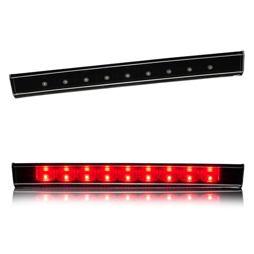 Image of Third 3rd Brake Light LED for 2013-2018 Toyota Rav4, High Mount Rear Brake Lights Assembly for 2010-2019 Lexus GX460, Waterproof Center Cab Lamp Stop Light (Black)