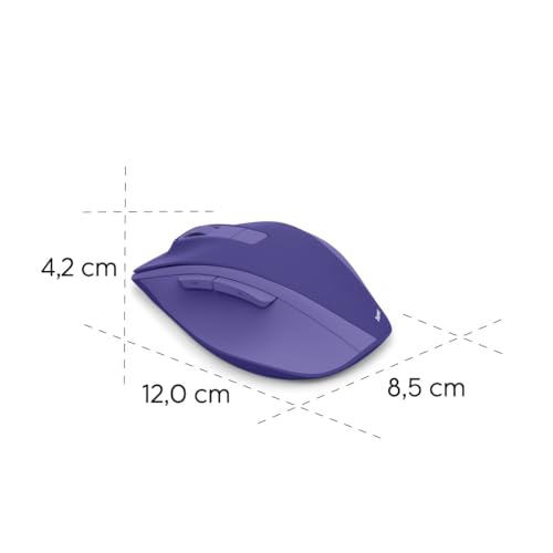 Hama WM 500 Sans Fil 1600 DPI Clic Silencieux USB C - vue 8
