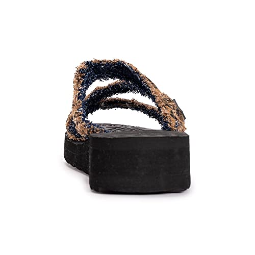 Muk Luks Women's Wave Riptide Sandals, Brown Leopard, 9 #TOP5