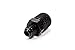 Fragola 481668-BL Black Size (-6) x 1/2" MPT Straight Adapter Fitting