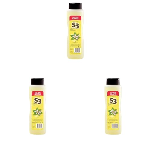 S3 CLASSIC FRESH colonia 750 ml, el embalaje puede variar (Paquete de 3)
