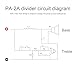DriSentri 2 Way Crossover for Speaker, 450W 4-8 Ohm 2 Way High-Low Frequency Divider for Speaker, HiFi Speaker Crossover