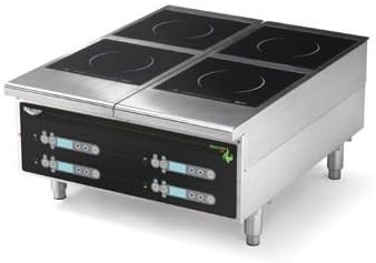 Vollrath 924HIDC 4-Hob Digital Control Heavy-Duty Induction Hotplate, 208-240 V-924HIDC