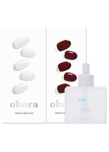 ohora Semi Cured Gel Nail Set of 3 (N Clean