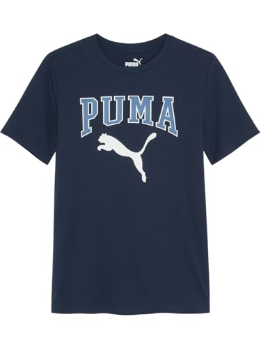 Image of Puma Boys' Short Sleeve Cotton Graphic T-Shirt, Crewneck