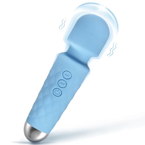 Image of LUMIO Body Back Relaxation Massager Multi-Modes for Muscle Relaxation, Blue | LUMIO Body Back Relaxation Massager - Mini - Travel - 8 Speeds 20 Modes for Body Muscle Relaxation, Blue