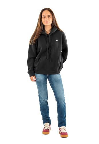 Levi's Sudadera con Capucha para Mujer Everyday, Caviar, L