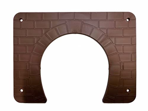 Linic Products UK Made Hedgehog Highway Gate/Surround for Fences, etc. (S7890) Free UK Postage (1, Dark Brown)