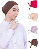 FACILE À PORTER SOUS LE FOULARD - Le hijab pour femme est un excellent design pour nos clients qui veulent attraper le confort et l’élégance ensemble dans le hijab pour femme. En particulier, les sous cap pour hijab qui sont préférés par les femme se portent sous le foulard ou le chale et les empêchent de glisser.