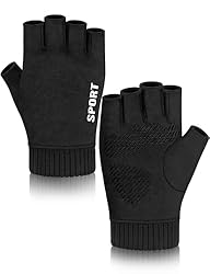 MELLIEX Guantes Sin Dedos De Punto Cálidos Para El...: Alta Calidad - Los guantes de invierno están hechos de una exquisita tela de gamuza de alta calidad, que es suave y transpirable, lo que le permite trabajar libremente mientras protege sus manos Gel Antideslizante - Los puntos antideslizantes de los ...