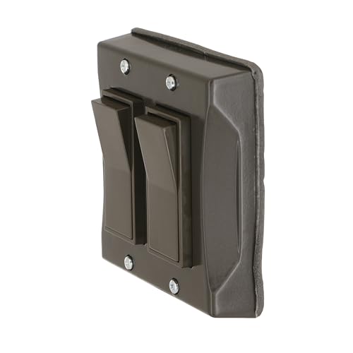 Housse interrupteur 2 gang bronze TayMac imperméable - 4