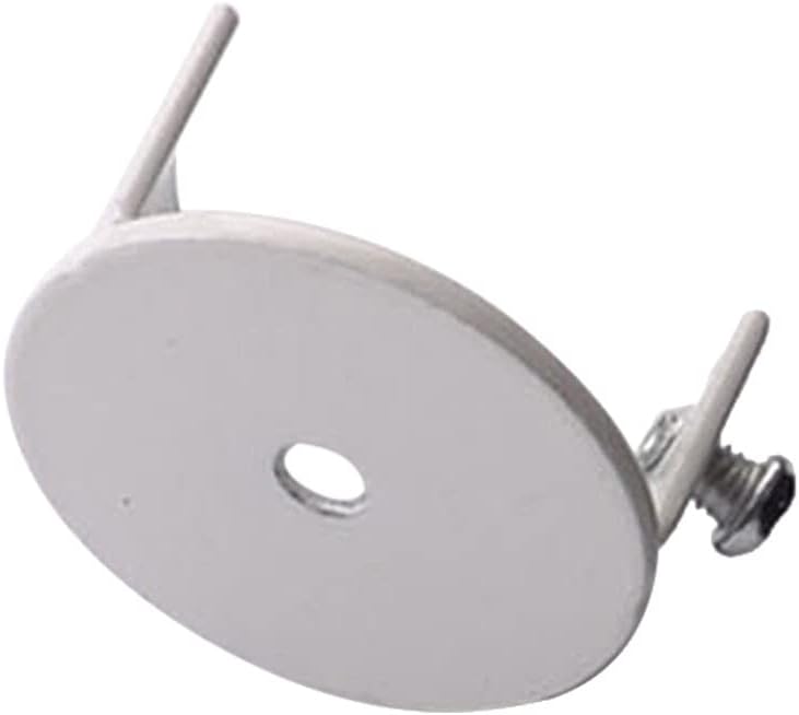 Curtain Rod Ends Decorative Curtain Pole Finials Fitting Insert Window Rod Ends - White