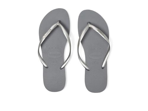 Havaianas Women's Slim Logo Metallic Flip Flops