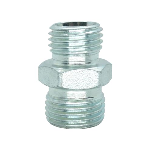 Image of 1 Piece Hydraulic Fittings Adapters M14 x 1.5 Male to M16 x 1.5 Male Metric Excavator Hydraulic Hose Pipe Thread Connector