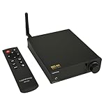 TOPPING DX3Pro+ LDAC Headphone Amplifier, ES9038Q2M Bluetooth 5.0 DAC, NFCA Audio Decoder, USB/Optical/Coax Inputs, with Remote Control, Headphone Amp, Line Out, Pre-Amp Function (Black)
