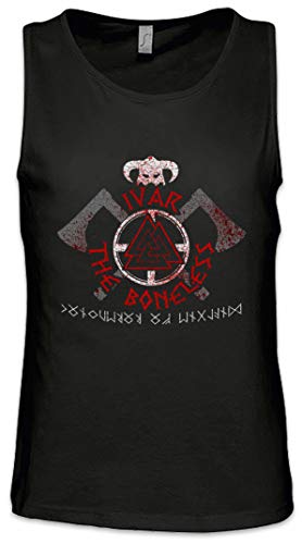 Urban Backwoods Ivar The Boneless Hombre Camiseta Sin Mangas Men Tank Top Negro Talla 5XL