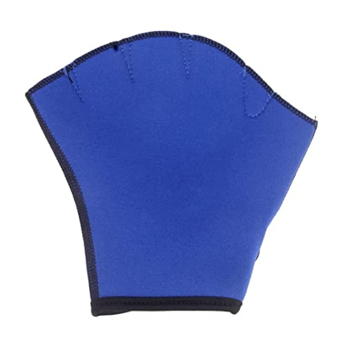 1Pair Aquatic Gloves Swimming Flipper Fin Gloves Swim Training Tools For Men Women Diving Surfing Pool M #TOP3