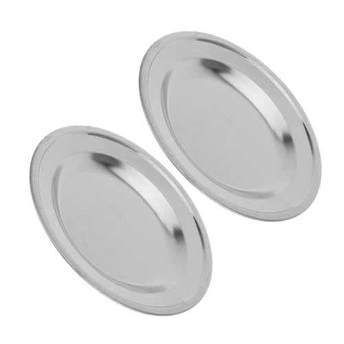 Mikinona Tea Bag Coaster Round Metal Saucer Tea Bag Storage Dish Beverage Coasters Teaset