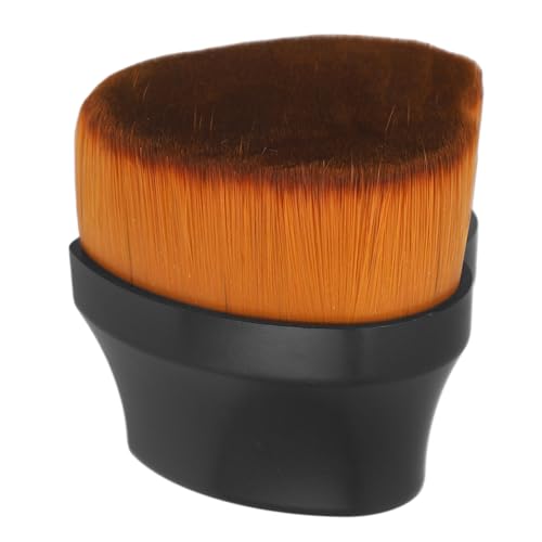 Vaguelly Concealer Brush Heart Shaped Foundation Brush Short Handle for Women Natural Finish Portable