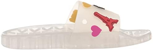 Karl Lagerfeld Paris Women's Niya Slide Sandal, Clear, 7 | Image 5