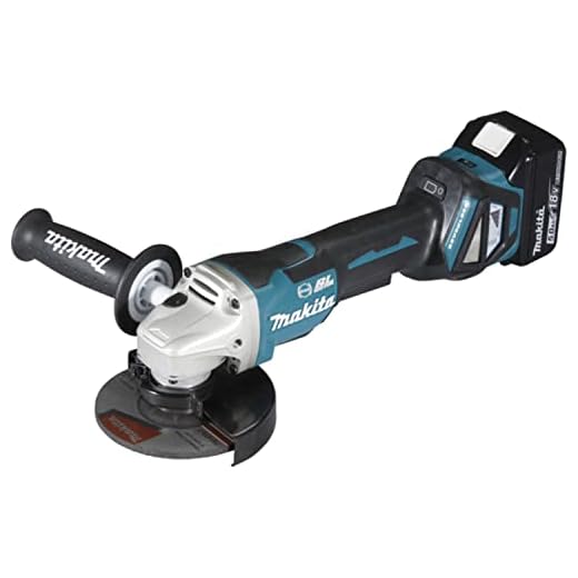Fai Da Te Makita DGA517RTJ SMERIGLIATRICE ANGOLARE, Blu, 125 mm