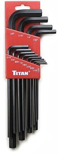 Titan 12718 SAE Long Arm Hex Key Set - 13 Piece