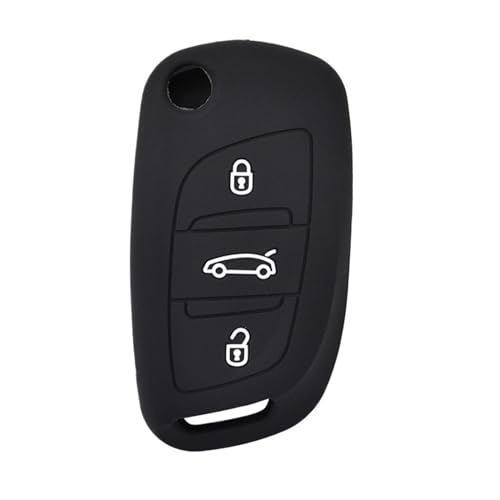 Étui en silicone pour clé Citroën C3 C4 C5 à 3 boutons
