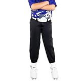 RIP-IT Revolution Girls Softball Pants - Athletic Cut - Black Softball Pants for Girls - Medium