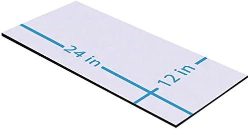 NABOWAN Self Adhesive Rubber Strips 1/16" (.062") Thick X 12" Wide X 24" Long, Self Stick Solid Rubber Roll, Perfect for Shock Absorption Gasket, Weather Stripping, DIY Projects