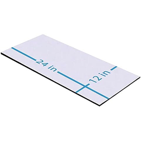 NABOWAN Self Adhesive Rubber Strips 1/16" (.062") Thick X 12" Wide X 24" Long, Self Stick Solid Rubber Roll, Perfect for Shock Absorption Gasket, Weather Stripping, DIY Projects Cover