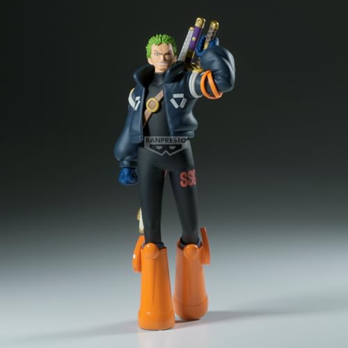 Banpresto Roronoa Zoro One Piece Action Figure, The Shukko Ver.Egghead, 17 cm, BP28689P, Multicoloured, Collectable Figure, Ideal for Anime Fans