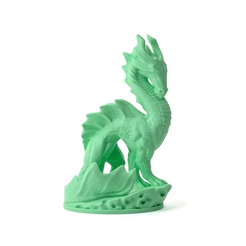 Image of Prusament 3D Printer Premium Filament PETG Electric Green 1.75mm - 1kg Spool - High Precision ±0.02 mm - Low Stringing - Strong Layer Bond - No Tangling - Ideal for Beginners & Professionals