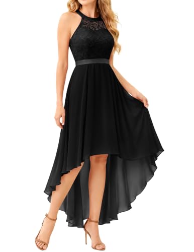 Wedtrend Homecoming Dresses Midi Cocktail Dresses for Women Black M