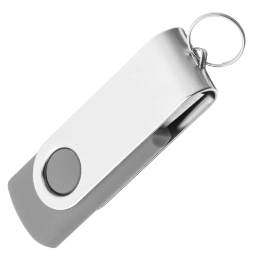 Image of 1GB USB Flash Drive 1PCS EASTBULL USB 2.0 Drive Swivel USB Stick Memory Stick Metal Pen Drive (Grey)