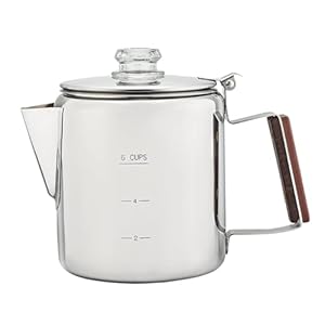 Generisch Edelstahl Kaffeepresse mit Glasknauf