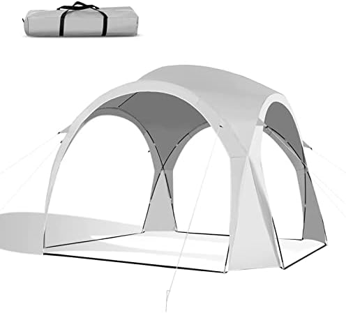 TANGZON 6-8 Person Camping Dome Tent, Waterproof UPF 50+ Sun Protection Family Tent Event Shelter with Carrying Bag, Outdoor Portable Easy Setup Beach Sun Shelter for Fishing Hiking Picnic