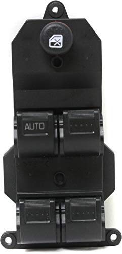 Evan-Fischer Window Switch Front Driver Side Compatible With 2002-2006 Honda Cr-V Black 5 Buttons 20-Prong Blade Male Terminal 1 Female Connector #TOP18