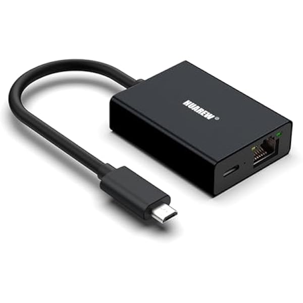 Adapter Ethernet TV Stick Micro USB RJ45, adapter sieciowy kompatybilny z 4K