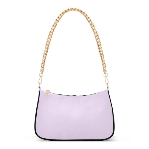 Sac à main à bandoulière orchidée unie pour femme au quotidien