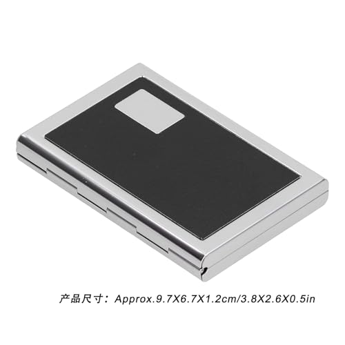 Jwthee 6 Slot Antimagnetic Stainless Steel Card Wallet, Black - Image 4