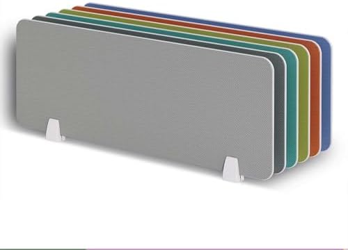 Office Desk Privacy Partition Panels with Clamps, Acoustic Shielding Privacy Screens for Workstations, Office Cubicle Divider, Soundproofing Desk Shields