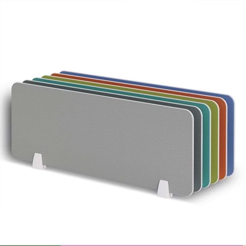Akustik-Schreibtisch-Trennwände, 50 x 30 cm, Sichtschutzpaneele mit Clips, Büroteile für Klassenzimmer, Arbeitsräume und Arbeitsbereiche – verbessern und produktivi