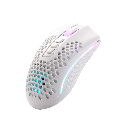 Mouse Gamer Storm Pro M808w-ks blanc pour setup gaming épuré