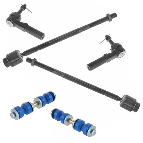 TRQ Front Steering & Suspension Kit Sway Bar Stabilizer Link Tie Rod Compatible with Buick Chevrolet Oldsmobile Pontiac