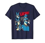 Pokémon Epic Lucario! Poses Collage Retro Big Chest Poster T-Shirt