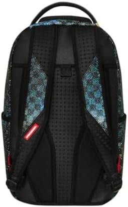 Sprayground Cosmic Couture Backpack, 18 x 6 x 11.5 Inches, PVC, with Velour Laptop Compartment and Gold Zippers - 1