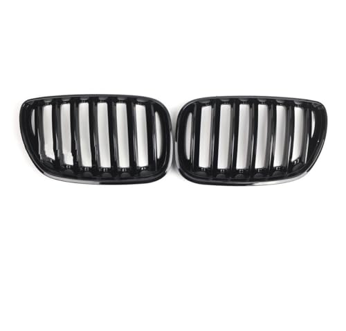 Parrilla delantera para BMW X5 E53 LCI con elegante acabado en negro brillante