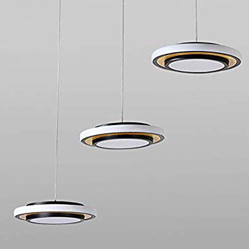 Suspension LED salon évitez les reflets avec ce lustre blanc dimmable